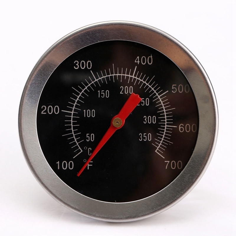JENOR Thermomètre Ovale pour Barbecue - Cadran - Jauge de température  Fahrenheit Celsius - Double échelle de 50 à 370 °C