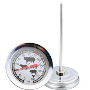 Thermomètre à viande avec jauge de cuisson pour barbecue